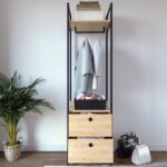 Ντουλάπα Gard δρυς μελαμίνη 50x40x180εκ ed3615