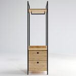 Ντουλάπα Gard δρυς μελαμίνη 50x40x180εκ ed3615 - Image 4