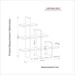 Ραφιέρα Juke καρυδί μελαμίνη 81 8x18x80εκ ed361 - Image 2