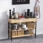 Κονσόλα Alice oak μελαμίνη 103x35x82cm ed3630