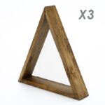 Ραφιέρα τοίχου Avra 33x6x30cm ξύλινη ed3631 - Image 3