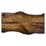 Τραπέζι σαλονιού Ushuai καρυδί μασίφ ξύλο 86x65x50εκ ed3654 - Image 3