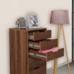 Συρταριέρα Flow καρυδί μελαμίνη 44x40x130εκ ed3676 - Image 5