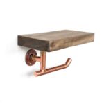 Βάση χαρτιού Cop καρυδί ξύλο 30x14x15εκ ed3685 - Image 4