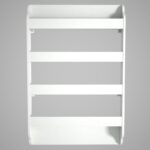 Ραφιέρα Montessori άσπρο μελαμίνη μεταλλικός σκελετός 80x12x120εκ ed3691 - Image 4