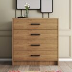 Συρταριέρα Grande δρυς μελαμίνη 80x45x81 8εκ ed3693 - Image 2