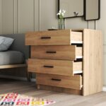 Συρταριέρα Grande δρυς μελαμίνη 80x45x81 8εκ ed3693 - Image 3