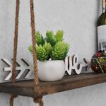 Ραφιέρα τοίχου Avra 60x14x60cm ξύλινη ed3696 - Image 4