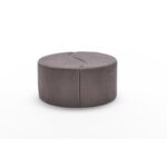 Σκαμπώ Alis Mink βελούδο 80x40x80cm ed3710 - Image 4