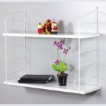 Ράφι τοίχου Armoni άσπρη μελαμίνη 72x58x20cm ed3718