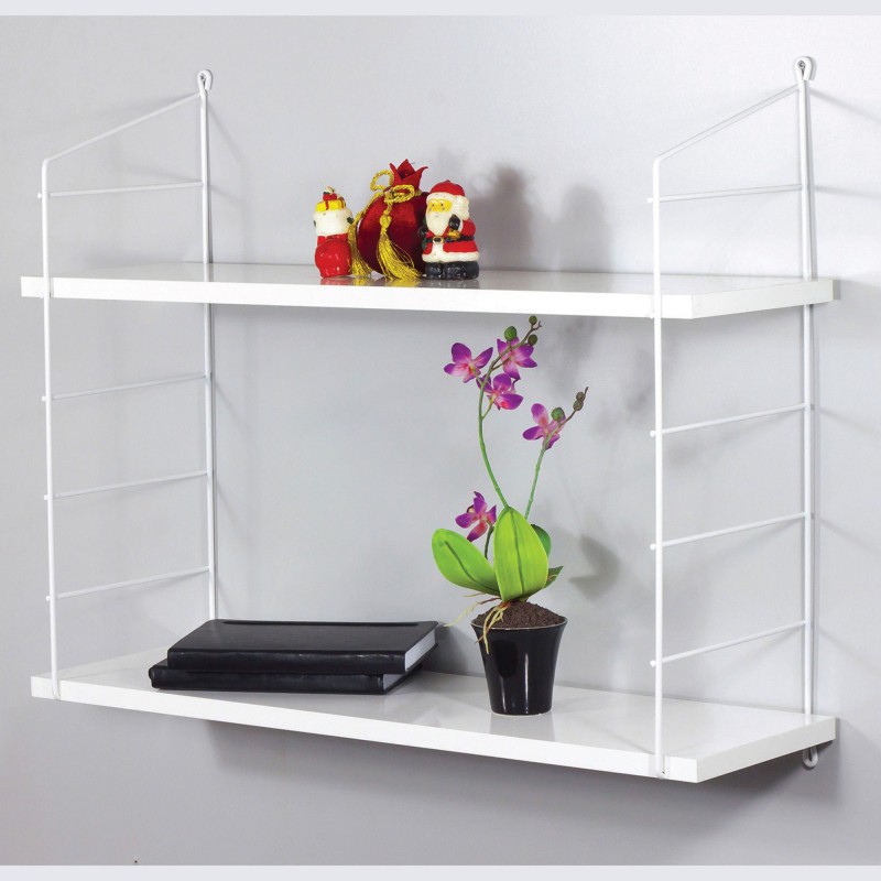 3718_0-800x800 Ράφι τοίχου Armoni άσπρη μελαμίνη 72x58x20cm ed3718 - Image 1