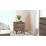 Κομοδίνο Sono καφέ ανθρακί 45x45x58 6cm ed3725 - Image 5