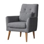 Σετ καναπέ Aria σκούρο γκρι 205x82x83εκ ed3731 - Image 5