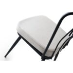 Καρέκλα Star μαύρο χρώμα μέταλλο 43x42x82cm set 2τεμ ed3742 - Image 4