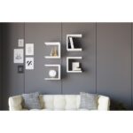 Ράφι τοίχου Base άσπρη 30x19 6cm μελαμίνη ed3751