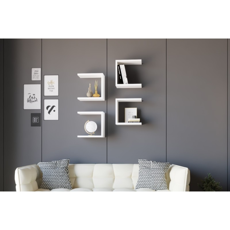 3751_0-800x800 Ράφι τοίχου Base άσπρη 30x19 6cm μελαμίνη ed3751 - Image 1