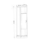 Έπιπλο εισόδου Rullo 44 8x44 8x180cm μελαμίνη ed375 - Image 2