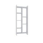 Βιβλιοθήκη Eden άσπρο μελαμίνη 63 2x25x160εκ ed3763 - Image 3