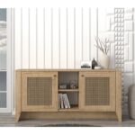 Μπουφέ Procida oak χρώμα μελαμίνη 150x45x73 4cm ed3843