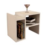 Βοηθητικό τραπέζι Moss άσπρη μελαμίνη 49 4x29 5x40cm ed3851 - Image 3