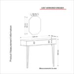 Κονσόλα Firma καρυδί χρώμα μελαμίνη 120x36x90cm ed3858 - Image 2