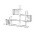 Ράφι τοίχου Lago άσπρο oak χρώμα 129x22x99cm ed3875 - Image 3