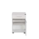 Κομοδίνο Sesami λευκή μελαμίνη 40x39x57cm ed3893 - Image 5