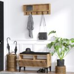 Έπιπλο εισόδου Lena μελαμίνη oak 80x35x49cm ed390 - Image 4