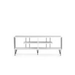 Έπιπλο τηλεόρασης Lecce λευκό 120x30x44 5cm ed3923 - Image 3