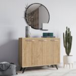 Μπουφές Piffali δρυς μελαμίνη 100x35x82εκ ed3929 - Image 5