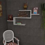 Ραφιέρα Twist άσπρο μελαμίνη 104x14 5x49 4εκ ed3948