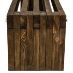 Σκαμπό Delem καρυδί πεύκο 170x39x40εκ ed3964 - Image 3