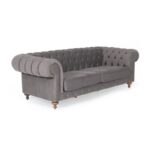 Καναπές τριθέσιος Londres 220x102x72cm ξύλο ed3976 - Image 5