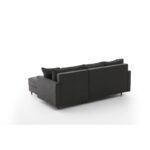 Γωνιακός καναπές Eva Right ανθρακί 210x195x82cm ed3997 - Image 4