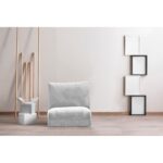 Πολυθρόνα Taida 68x60x26cm γκρι ύφασμα ed4006