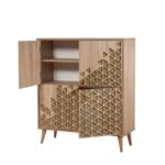 Έπιπλο εισόδου παπουτσοθήκη Mente 95x36x111cm μελαμίνη ed4042 - Image 4