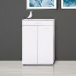 Ντουλάπια Adress άσπρο μελαμίνη 73x35x108εκ ed4050