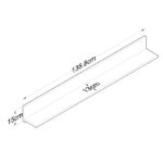 Ραφιέρα Fic καρυδί μελαμίνη 135 8x13x15εκ ed4057 - Image 2