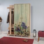 Έπιπλο εισόδου Garmanto δρυς μελαμίνη 135x36x194εκ ed4066