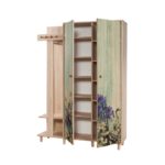 Έπιπλο εισόδου Garmanto δρυς μελαμίνη 135x36x194εκ ed4066 - Image 4