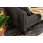 Καναπές διθέσιος Buono ανθρακί 177x81x85cm ed4093 - Image 5