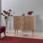 Μπουφές Verybox oak μελαμίνη 90x40x90cm ed4095