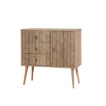 Μπουφές Verybox oak μελαμίνη 90x40x90cm ed4095 - Image 5