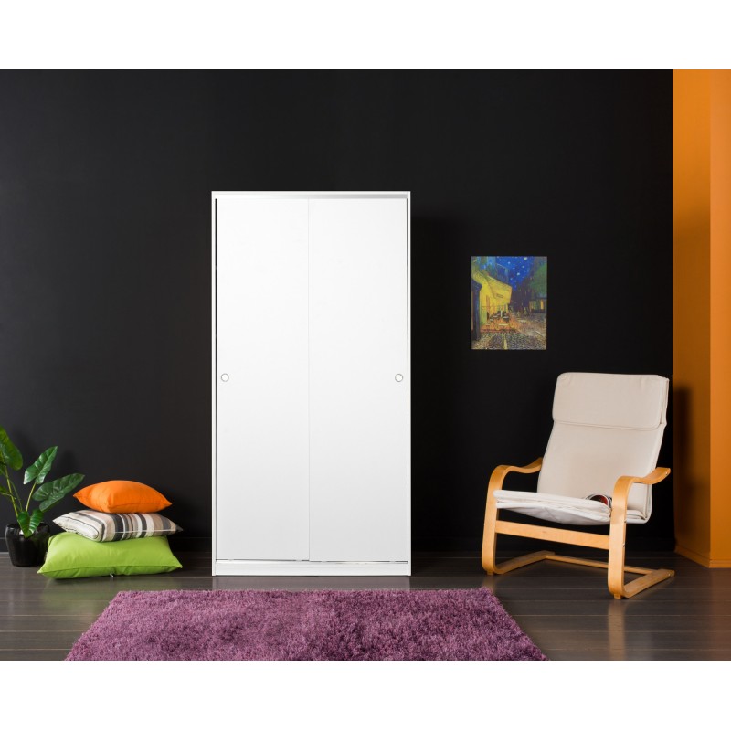 4136_0-800x800 Ντουλάπα sweat άσπρο μελαμίνη 94x52x182εκ ed4136 - Image 1