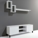 Έπιπλο τηλεόρασης Doppio 180x40x55cm μελαμίνη ed4146 - Image 5