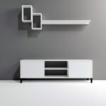 Έπιπλο τηλεόρασης Doppio 180x40x55cm μελαμίνη ed4146 - Image 3