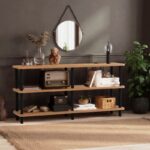 Βιβλιοθήκη Raca μαύρο μελαμίνη 150x35x74 9εκ ed4151