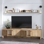 Έπιπλο τηλεόρασης Tessa 180x35x40cm μελαμίνη ed4153 - Image 4