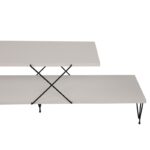 Έπιπλο tv Zano λευκό χρώμα μελαμίνη 120x30x40cm ed4156 - Image 3