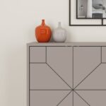 Μπουφέ Sabbia μόκα 123x35x62 4cm μελαμίνη ed4168 - Image 4